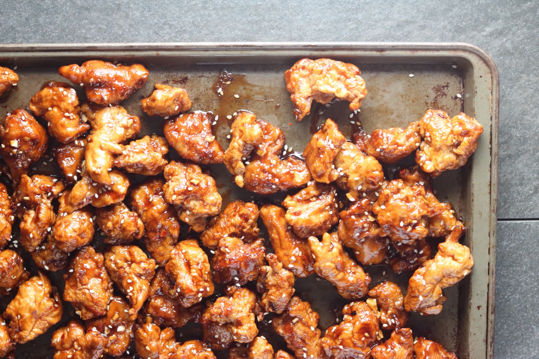 Try making your very own Sesame Chicken at home! It may take a little more time than driving to the nearest Chinese restaurant, but this labor of love is totally worth it!
