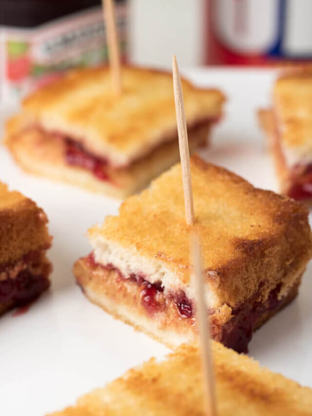 Grilled Peanut Butter and Jelly Sandwich Bites Story