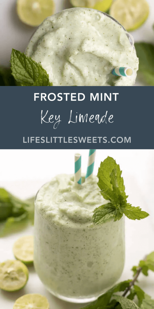 Frosted Mint Key Limeade with text overlay