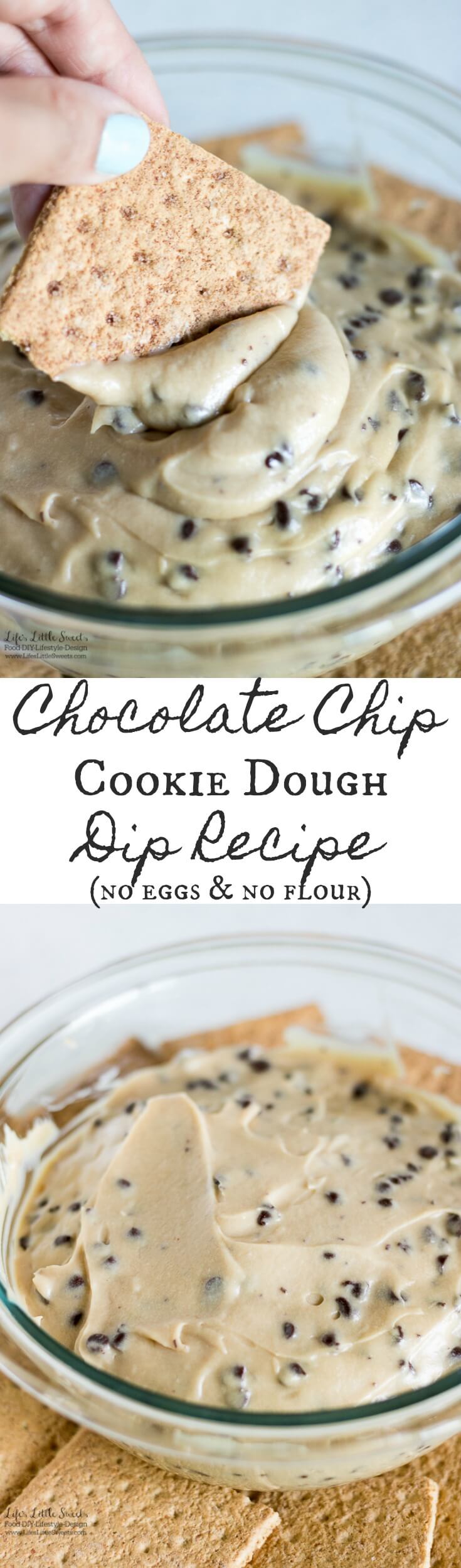 Chocolate Chip Cookie Dough Dip Recipe - w/ Cream Cheese ...