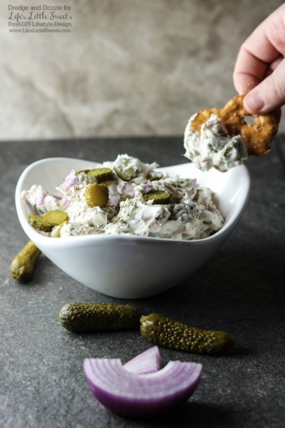 Dill Pickle Dip (Easy, Quick, Entertaining, Starters) Life's Little