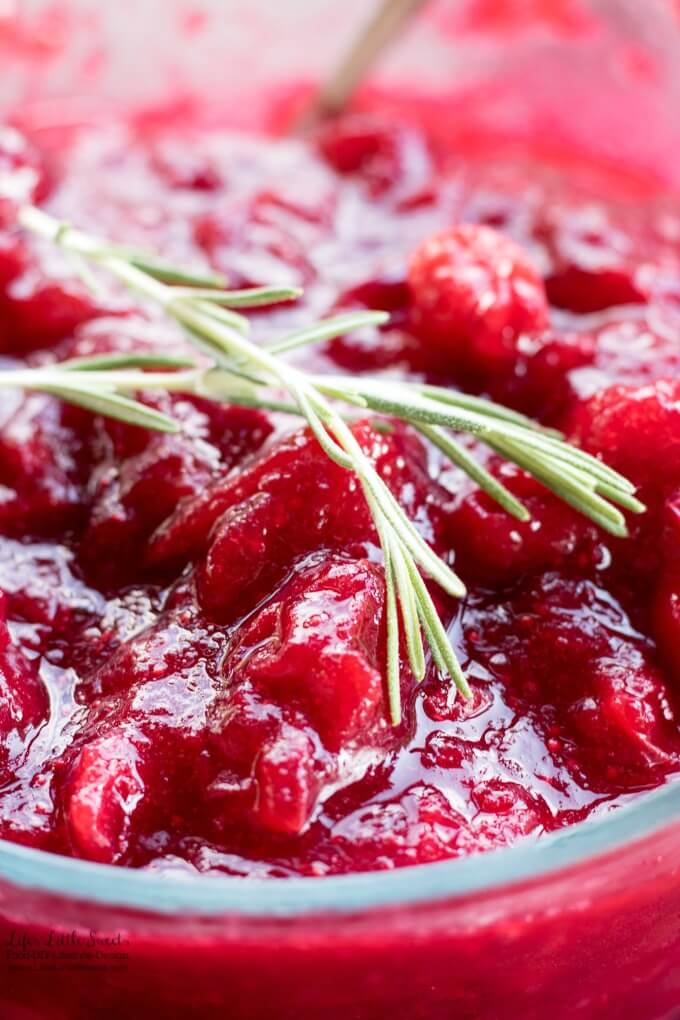 Rosemary-Infused Cranberry Sauce