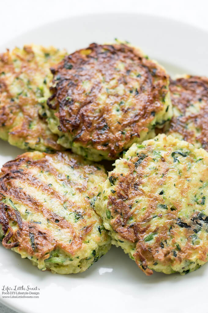 Homemade Zucchini Fritters are a great, tasty way to use up Summer zucchini. Serve them for breakfast, brunch or lunch! 