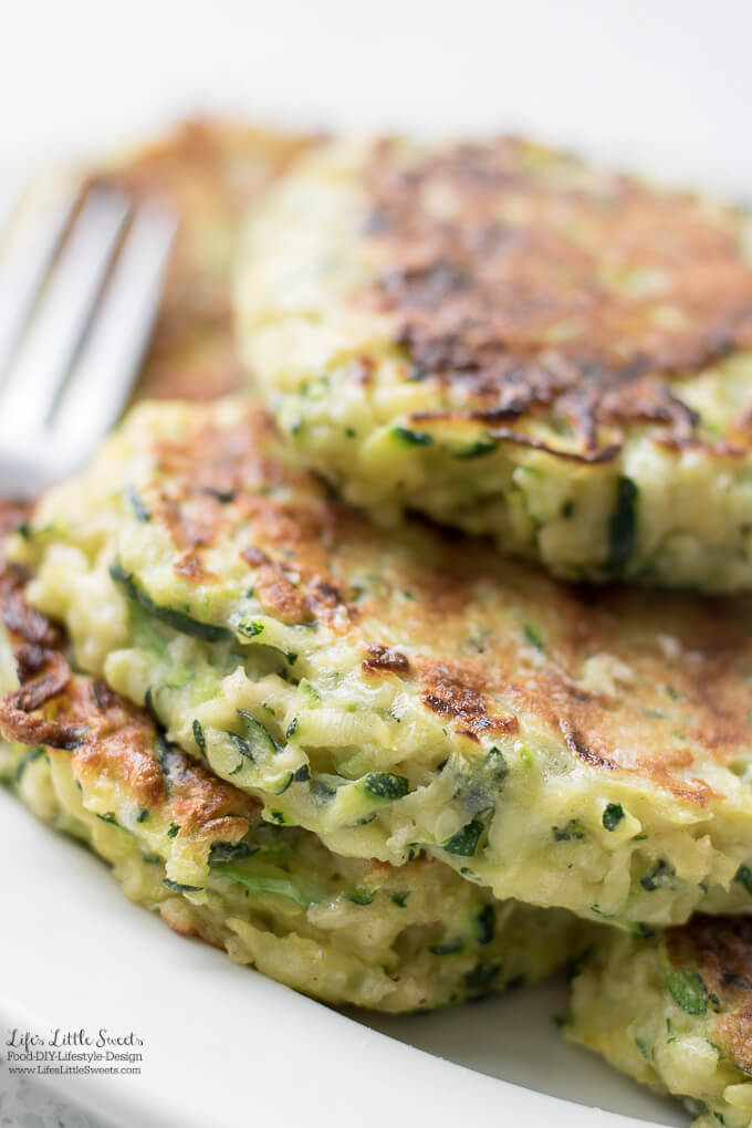 Homemade Zucchini Fritters are a great, tasty way to use up Summer zucchini. Serve them for breakfast, brunch or lunch! 