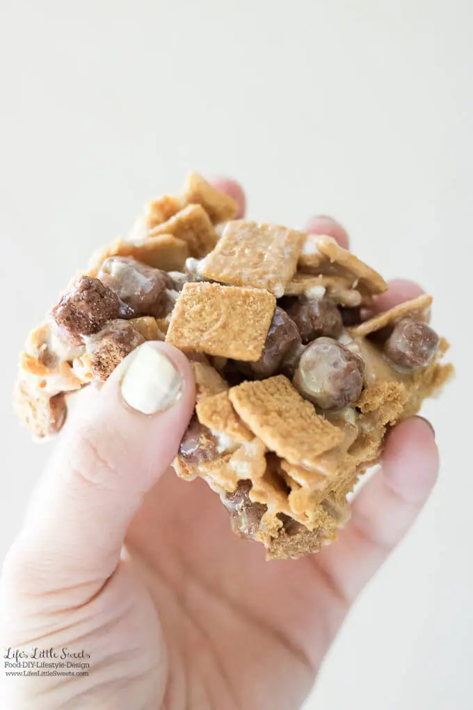 Marshmallow S'Mores Cereal Treat Bars