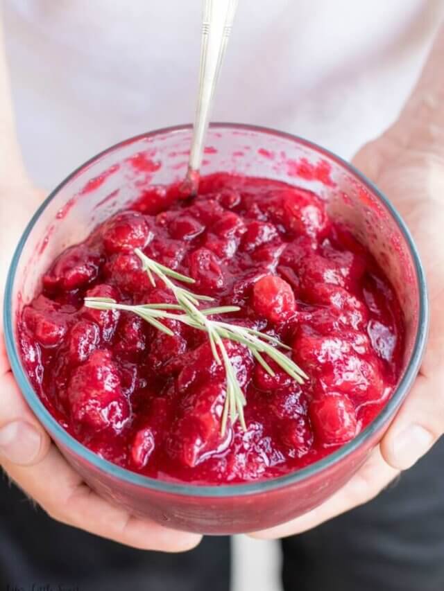 Rosemary-Infused Cranberry Sauce Story
