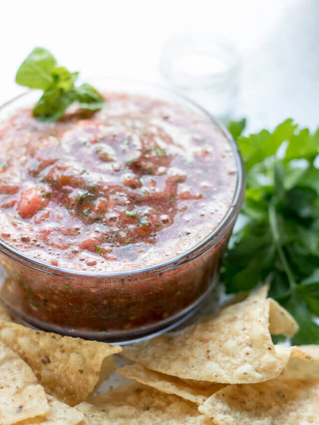 Homemade Garden Fresh Salsa Story