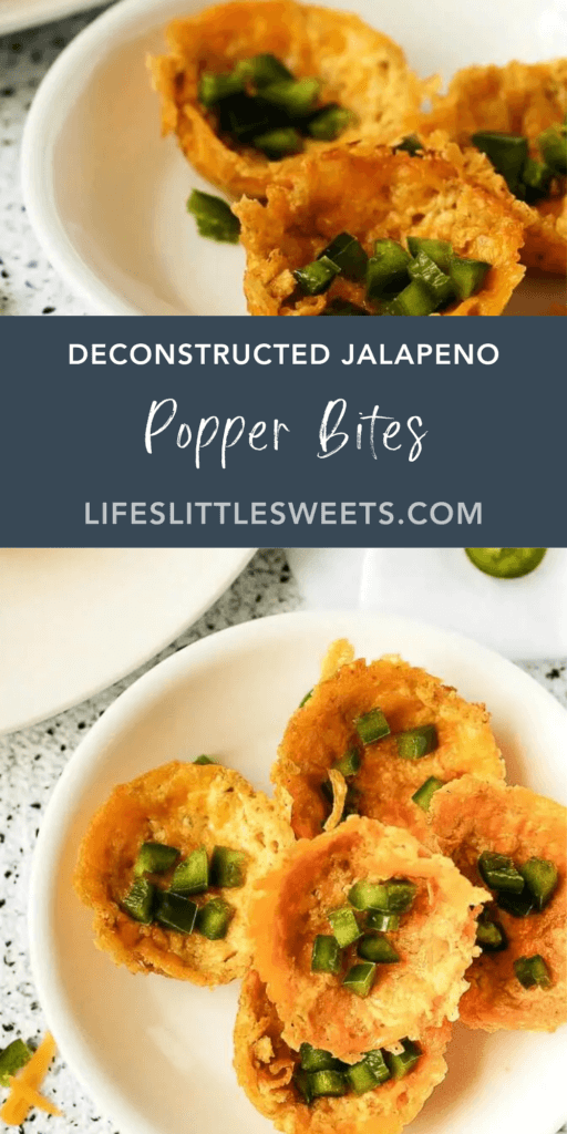 Deconstructed Jalapeno Popper Bites with text overlay