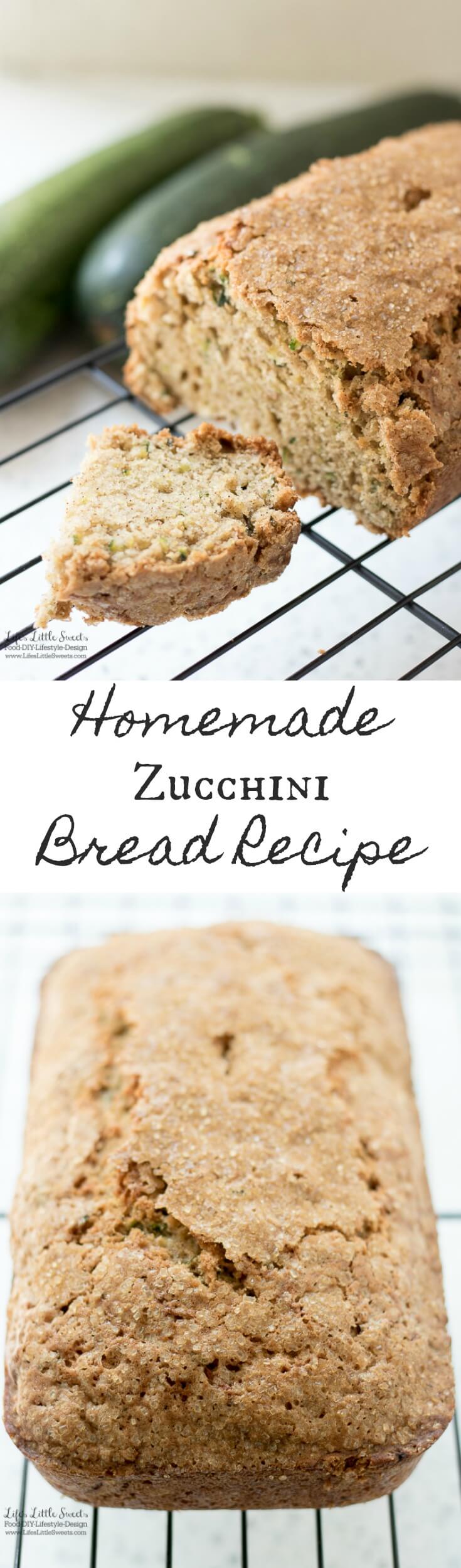 Homemade Zucchini Bread Recipe