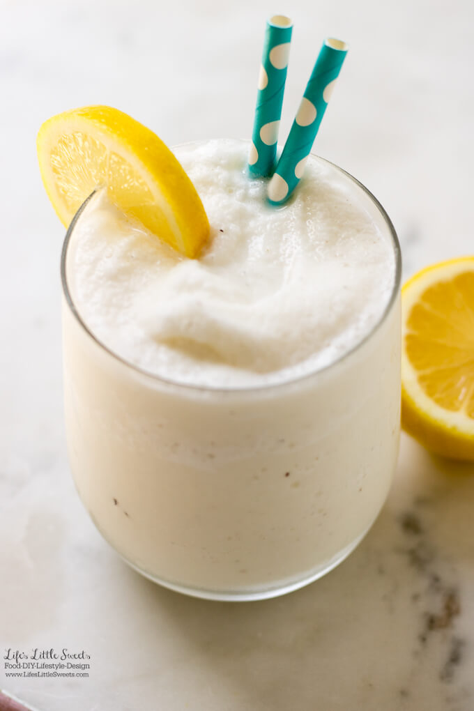 This Homemade Frosted Lemonade is a Chik-fil-a copycat recipe. It's sweet, creamy, lemon-y, refreshing and tasty!