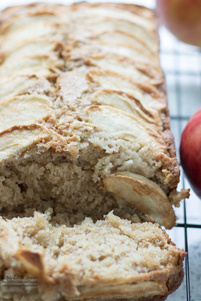 Homemade Apple Quick Bread is a Fall-inspired recipe with aromatic flavors like cinnamon, nutmeg and fresh-picked apples. Have a delicious slice with your morning coffee or tea.