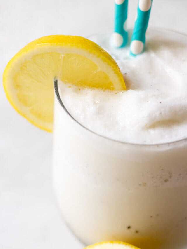 Homemade Frosted Lemonade Story