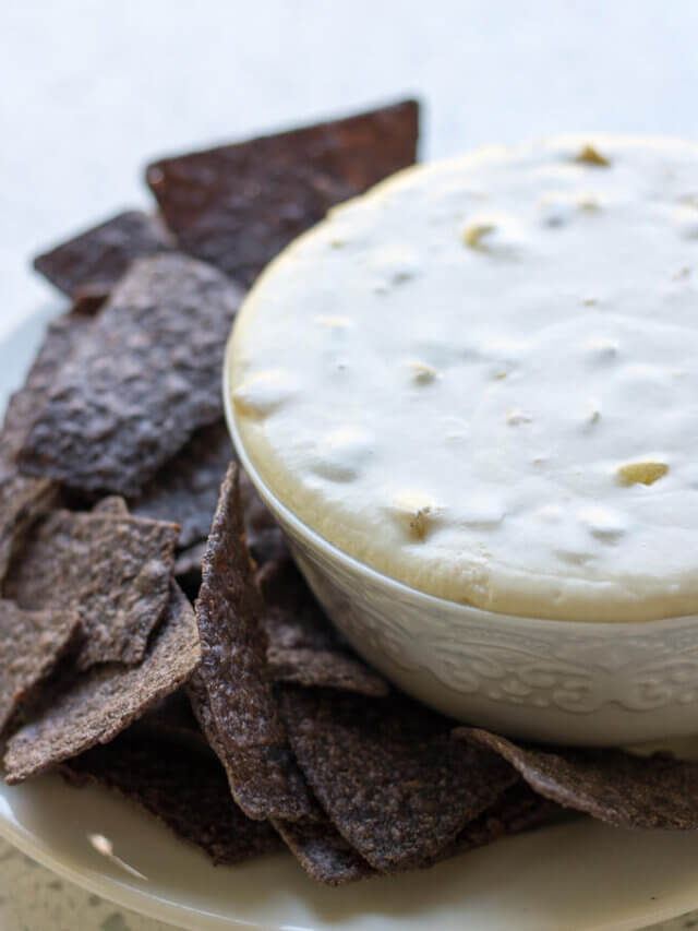 Slow Cooker Queso Blanco Dip Story