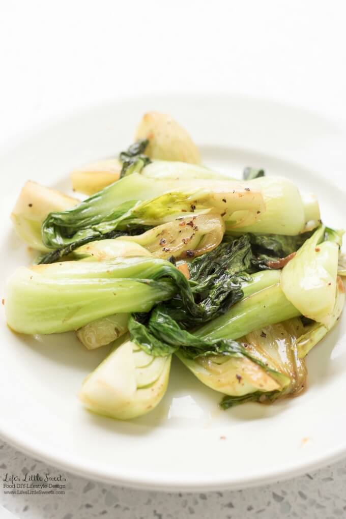 Sautéed Bok Choy is a delicious, savory, side recipe which goes great over rice and is a wonderful accompaniment to fish or meat. Bok Choy, also called, Chinese Cabbage, is a delicious vegetable that is a great source of calcium, magnesium, potassium, manganese, and iron. (vegan, gluten-free)