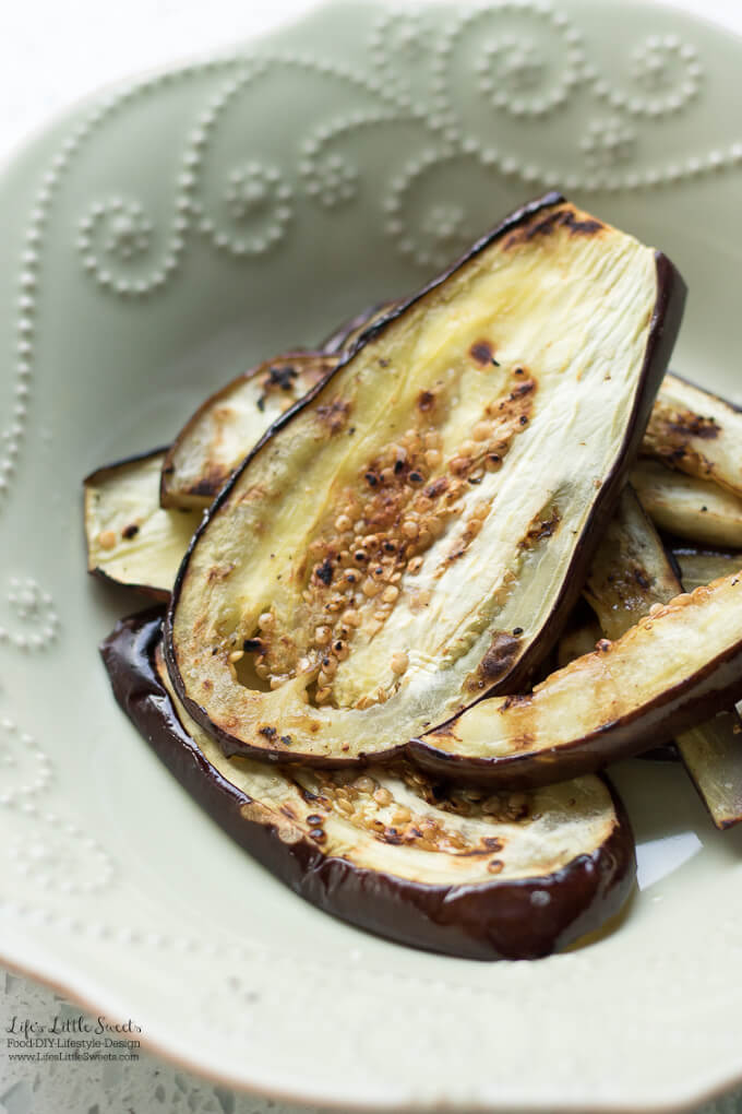 Stove Top Grilled Eggplant in a bowl