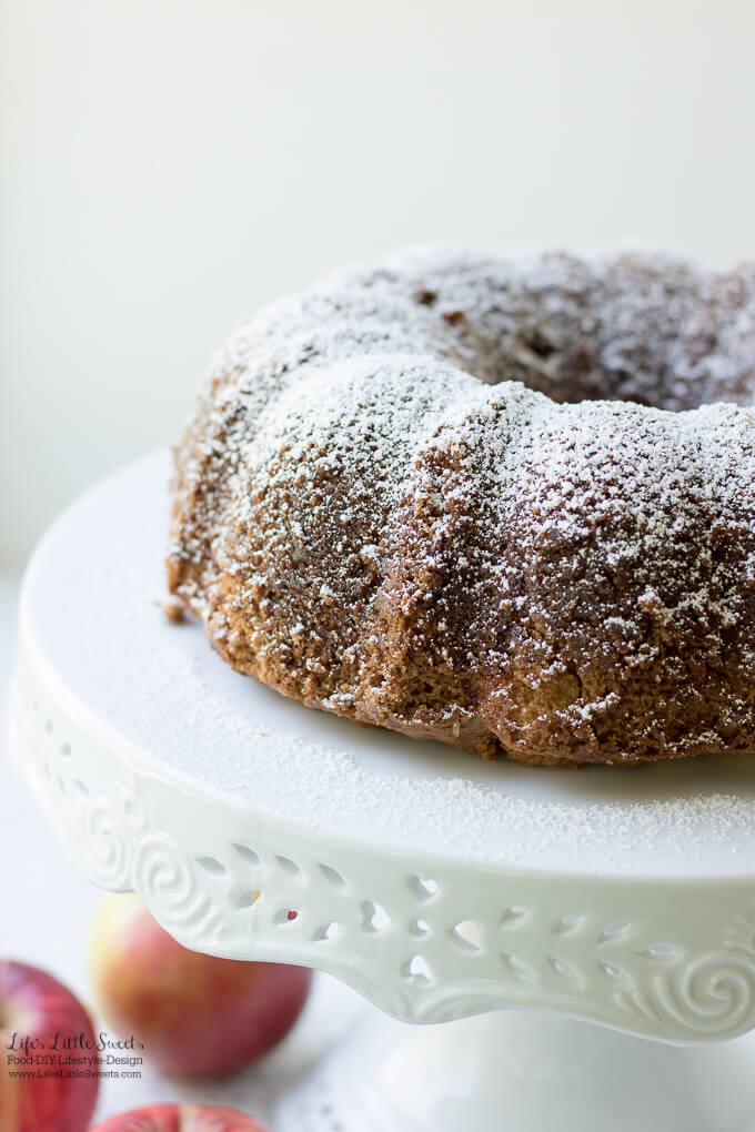 This Apple Bundt Cake recipe is moist, infused with fragrant and warm spices and delicious apples. Serve this delicious and pretty bundt cake for any gathering, Fall or Winter holiday!