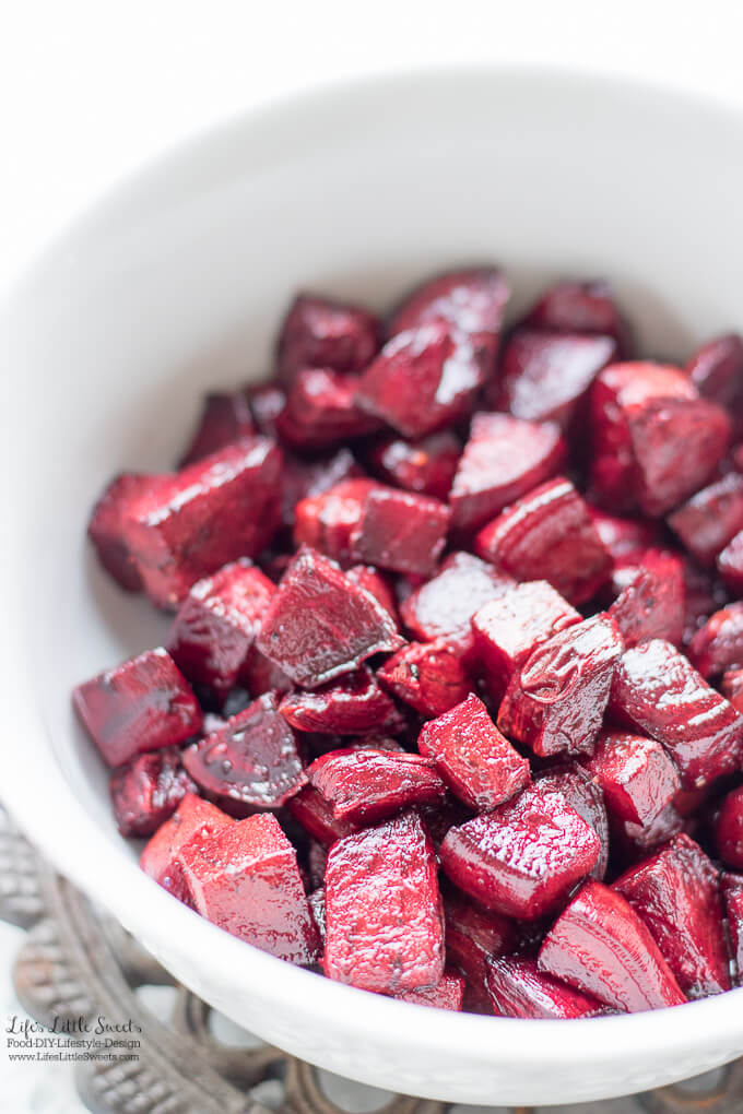 Oven Roasted Beets are a delicious Fall favorite and a great side dish for dinner or enjoyed over a salad. (vegan, gluten-free)