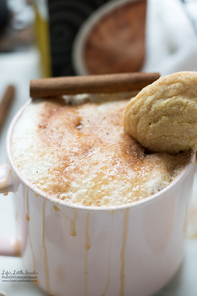 This Indulgent Homemade Snickerdoodle Latte is an indulgent hot, coffee drink made with espresso or coffee and topped with extra creamy & rich New Land O Lakes® Buttercream Style Half & Half. You can garnish with a cocoa cinnamon-sugar mixture, cinnamon sticks and a drizzle of caramel sauce. #IndulgenceDoneRight #CollectiveBias #ad #coffee #drink #hot #espresso #halfandhalf #creamy #espressodrink #coffeedrink