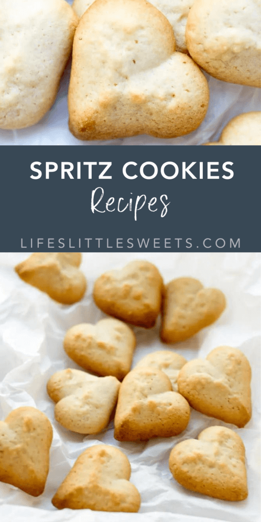 spritz cookies recipe with text overlay
