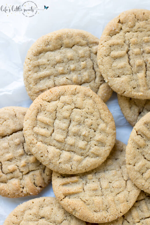Peanut Butter Cookies (Homemade, Easy, Classic) Life's Little Sweets