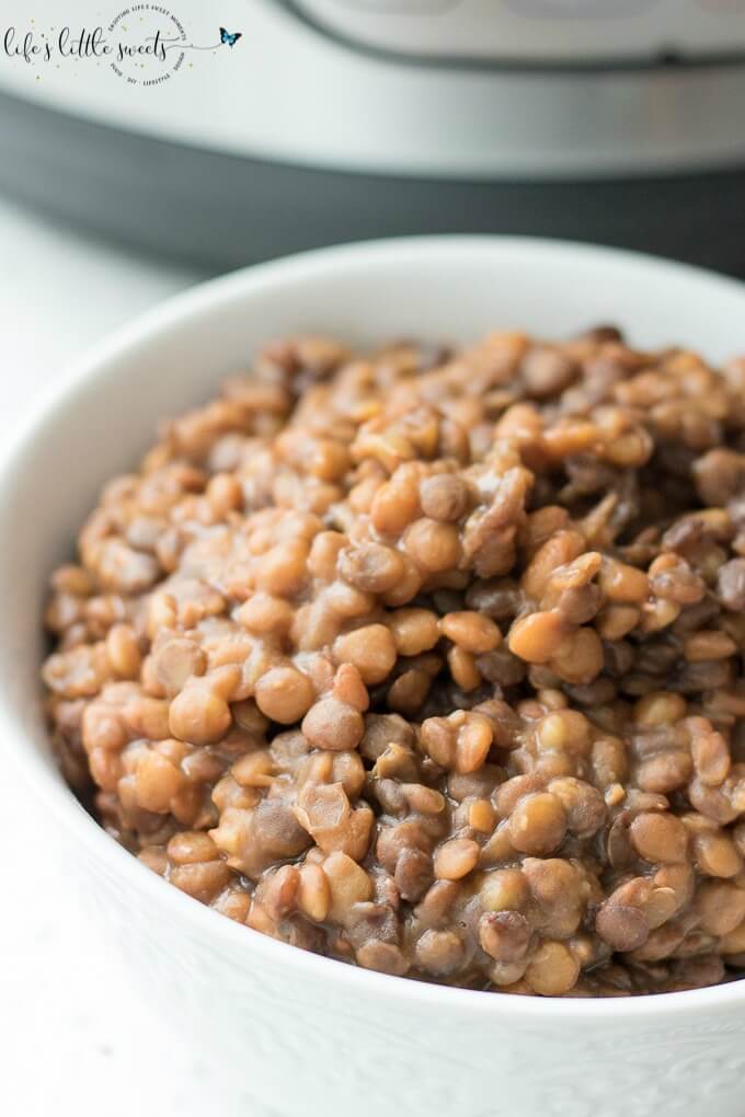 Instant Pot Lentils How To Make Life S Little Sweets