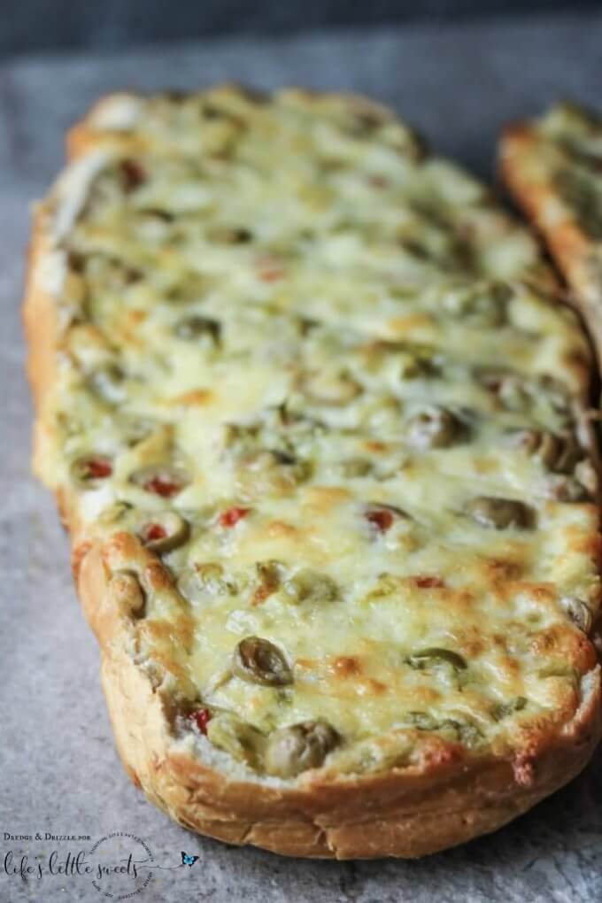 Jalapeño Olive Cheese Bread