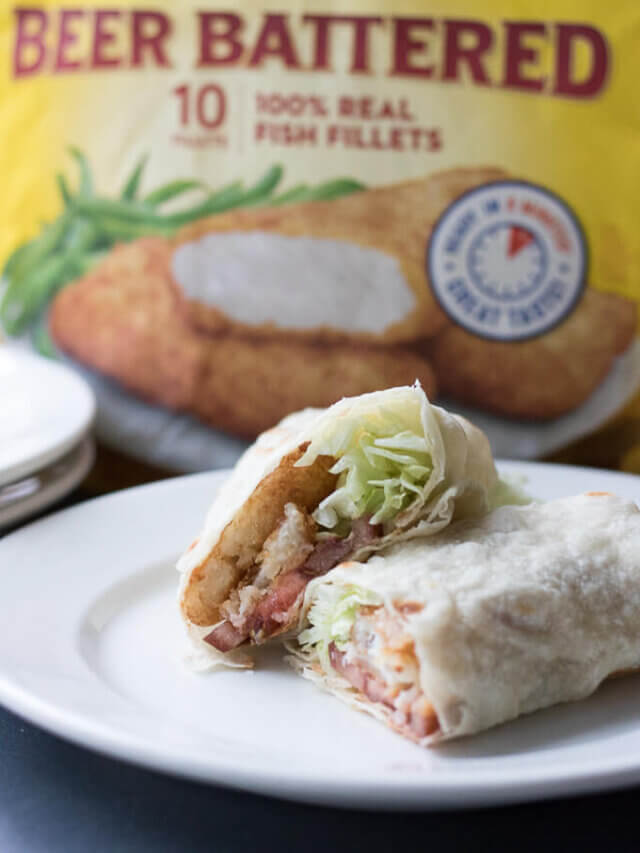 Easy Beer Battered Fish Wrap Story