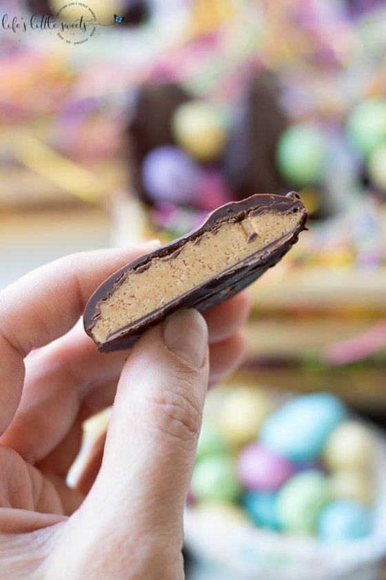 Chocolate Peanut Butter Eggs No Bake, Homemade Recipe Life's Little Sweets