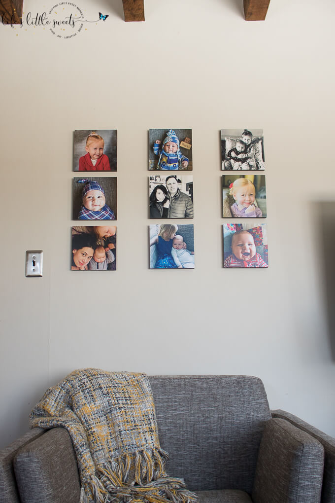 Mixtiles Unboxing 2nd Order Living Room Photo Wall. - I recently ordered my 2nd order of Mixtiles and I'm sharing my Unboxing, my set up in my living room and experience with the Mixtiles app. #mixtiles #ad @mixtiles
