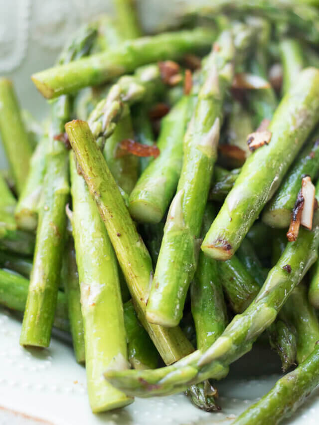 BEST SAUTÉED GARLIC ASPARAGUS STORY