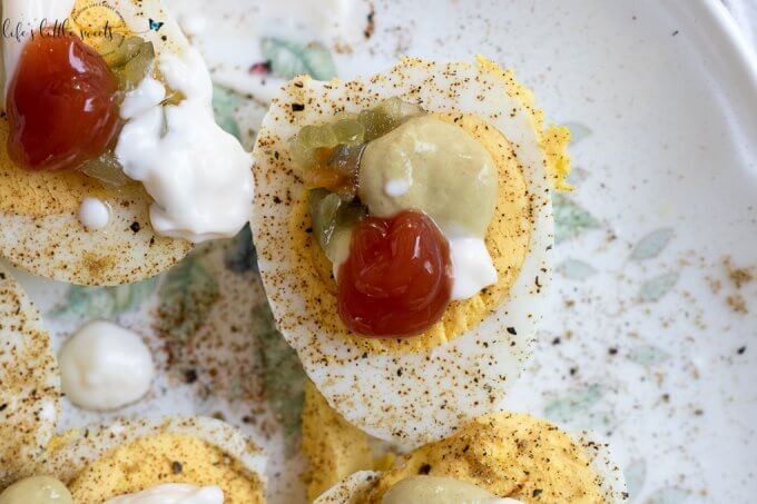 Lazy Person Deviled Eggs