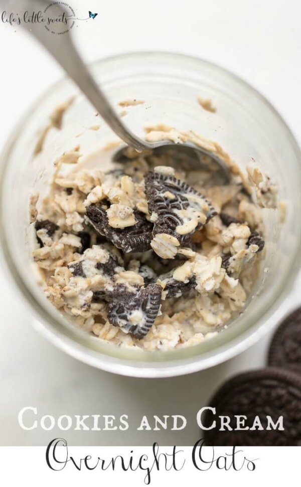 Cookies and Cream Overnight Oats Life's Little Sweets