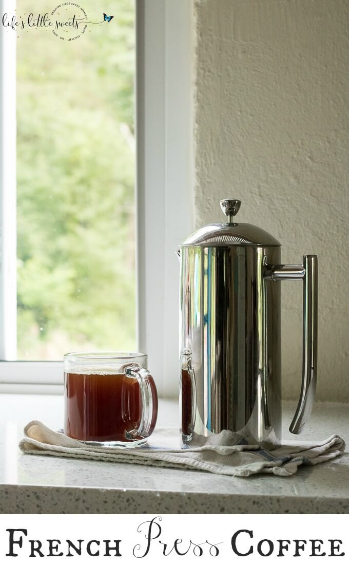 French Press Coffee - coffee made in a French press is fresh, with low acidity with a full-bodied flavor. #coffee #Kenyacoffee #Frenchpress #tutorial #coffeeculture #oneuponedown
