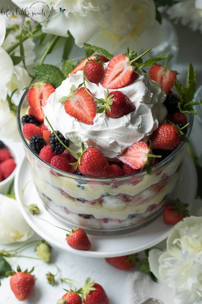 Mixed Summer Berry Trifle