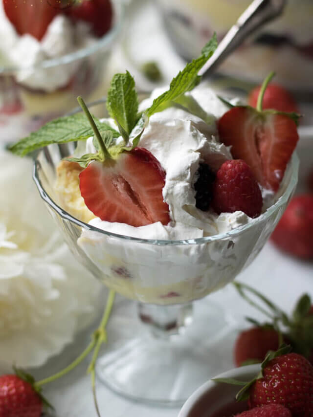 Mixed Summer Berry Trifle Recipe Story