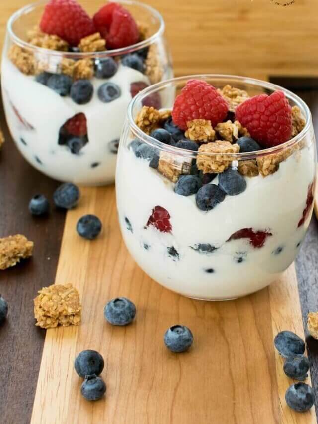 Healthy Breakfast Yogurt Parfait Story