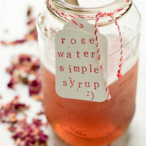 Rose Water Simple Syrup