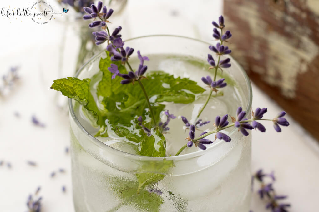 Lavender Mint Water is a Summer, spa water recipe that you can make passively by cold brewing in the refrigerator overnight. (vegan, gluten free) #spawater #Summerwater #lavender #driedlavender #mint #freshmint #freshlavender #water 