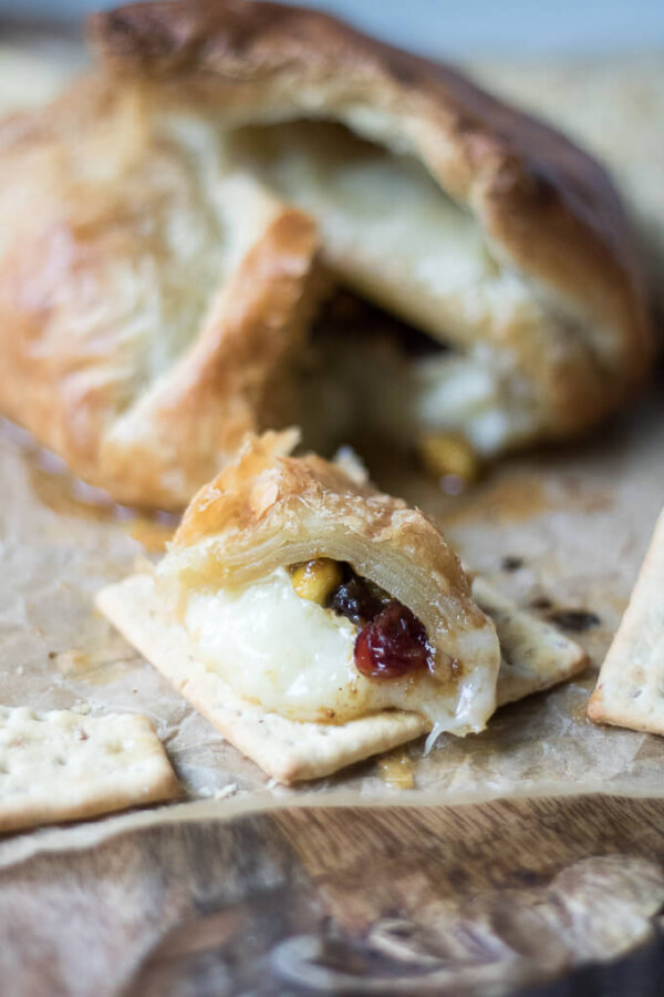 Puff Pastry Baked Brie (Appetizer, Fruit, Nuts) Life's Little Sweets