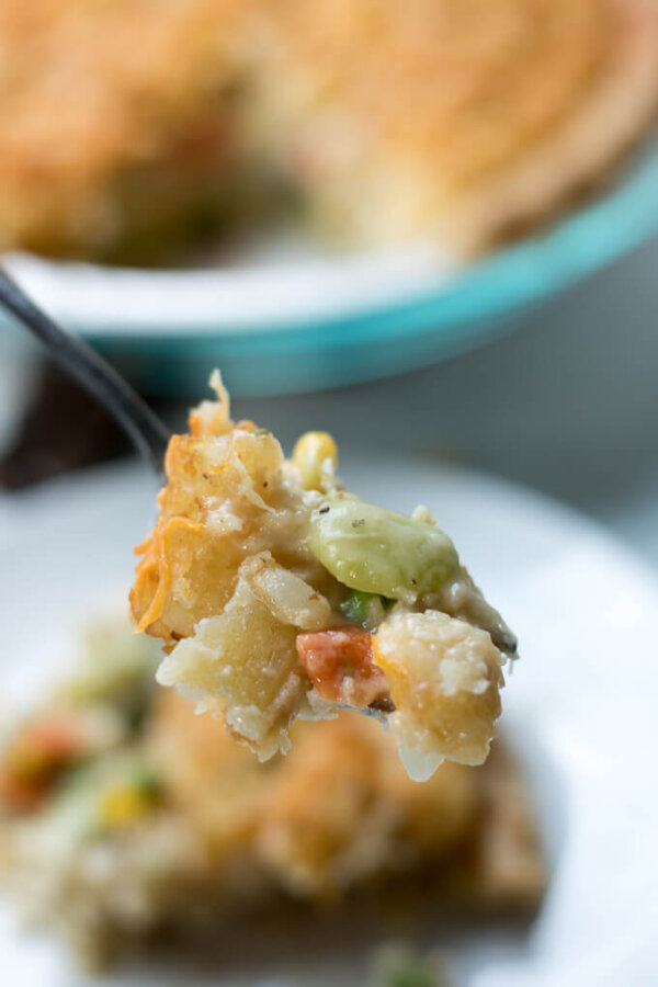 Chicken Pot Pie Tater Tot Casserole Recipe Life's Little Sweets