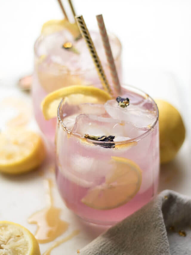 Blue Butterfly Pea Flower Lemonade Story