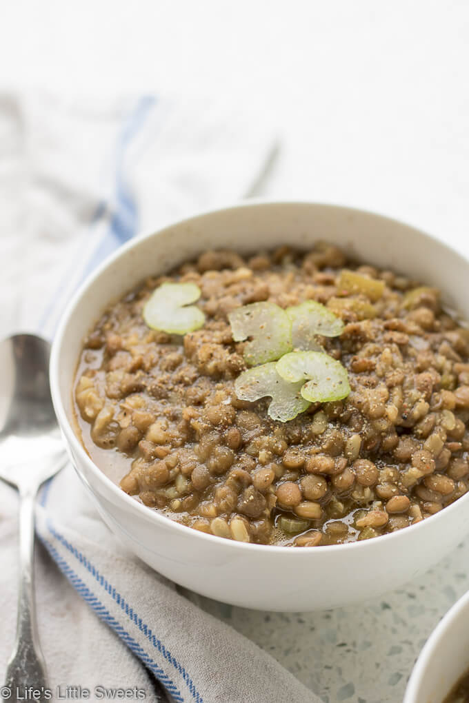 Lentil Soup with Celery Root