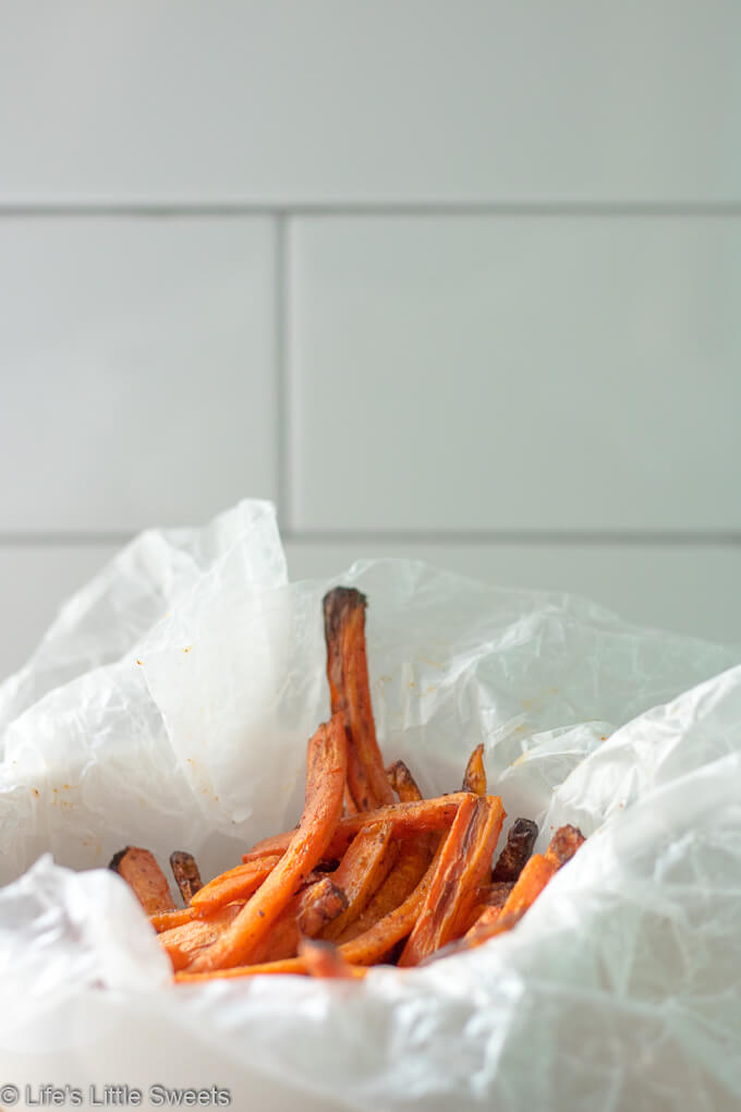 Air Fryer Carrot Fries (Air Fried, Cumin, Paprika, Salt, Pepper, Canola