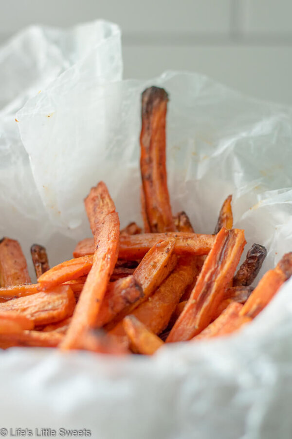 Air Fryer Carrot Fries (Air Fried, Cumin, Paprika, Salt, Pepper, Canola