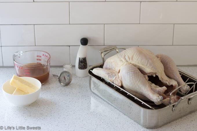 How to Roast a Turkey - Roasted Turkey is a savory and delicious staple recipe that every cook should know especially for Thanksgiving and Christmas. The recipe only requires turkey, unsalted butter, stock, salt, pepper and optional ingredients and is actually very simple to make! #howto #Thanksgiving #Easter #Christmas #recipe #savory #turkey #roastedturkey #meat #poultry