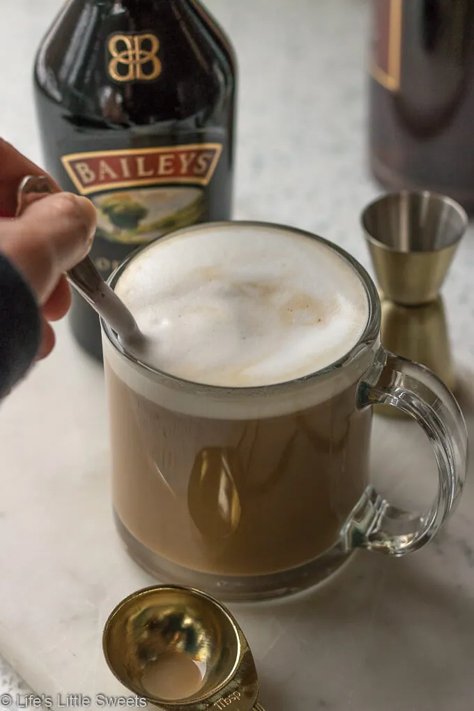 Engraved Recipe Irish Coffee Mug