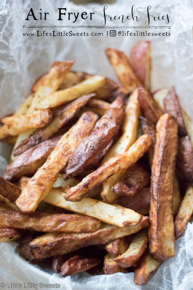 Air Fryer French Fries with title text overlay