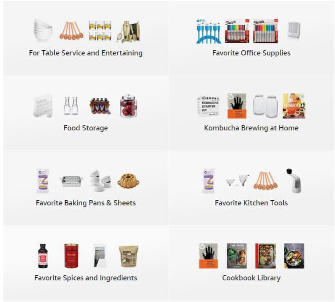 Amazon Influencer Store - We recently added an Amazon Influencer Storefront to our blog menu where you can see all the kitchen tools and household products we use! #Amazon #Influencer #affiliates #amazonstore