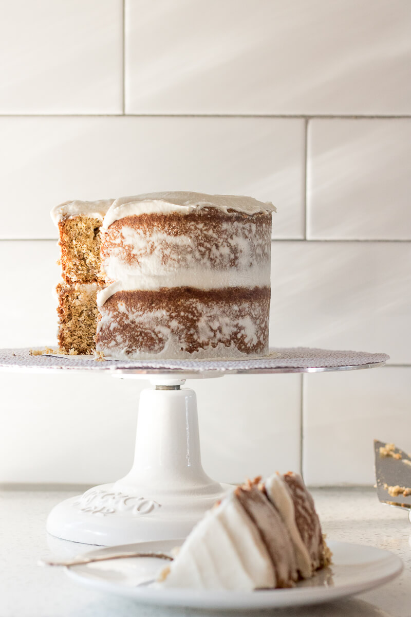 Banana Bread Cake on SoFabFood