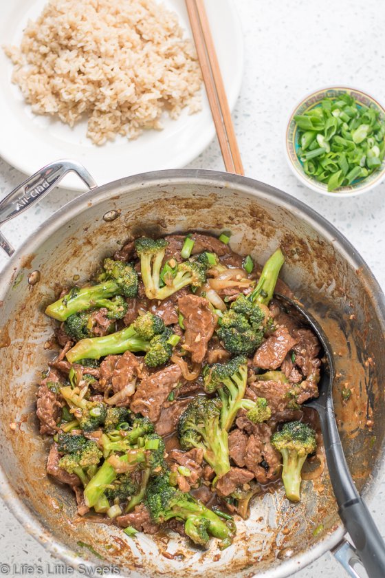 Homemade Beef and Broccoli over Brown Rice (Oyster Sauce, Soy Sauce ...